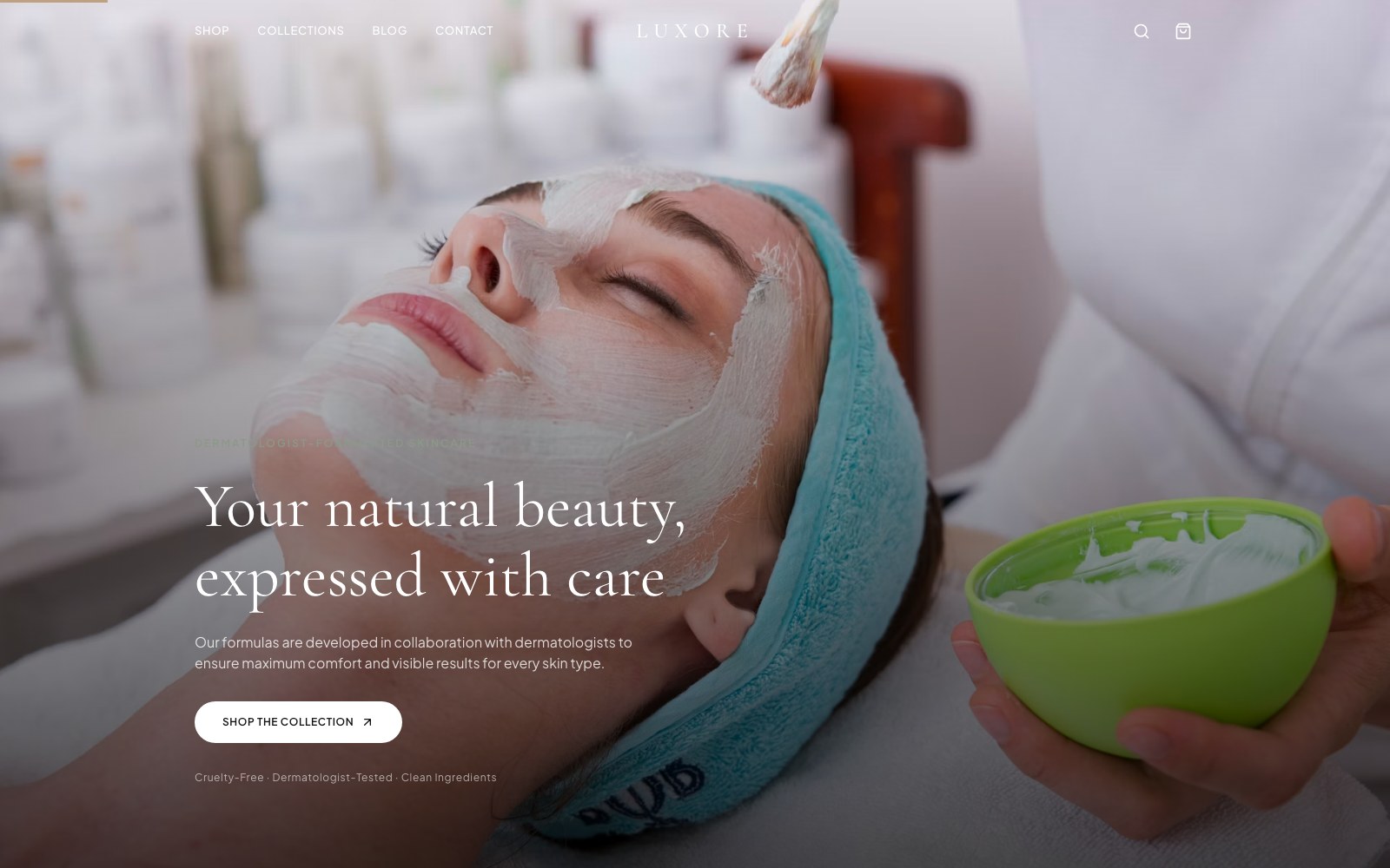 Luxore website preview